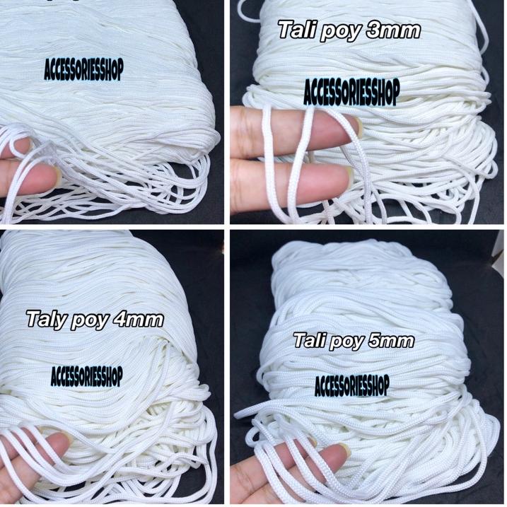 

Terjangkau - Tali poy 2mm-3mm-4mm-5mm -+1KG ,.