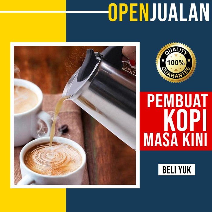 Teko Kopi Stainless / Coffee Maker Espresso / Pembuat Kopi Portable / Teko Kopi Espresso Dpr051