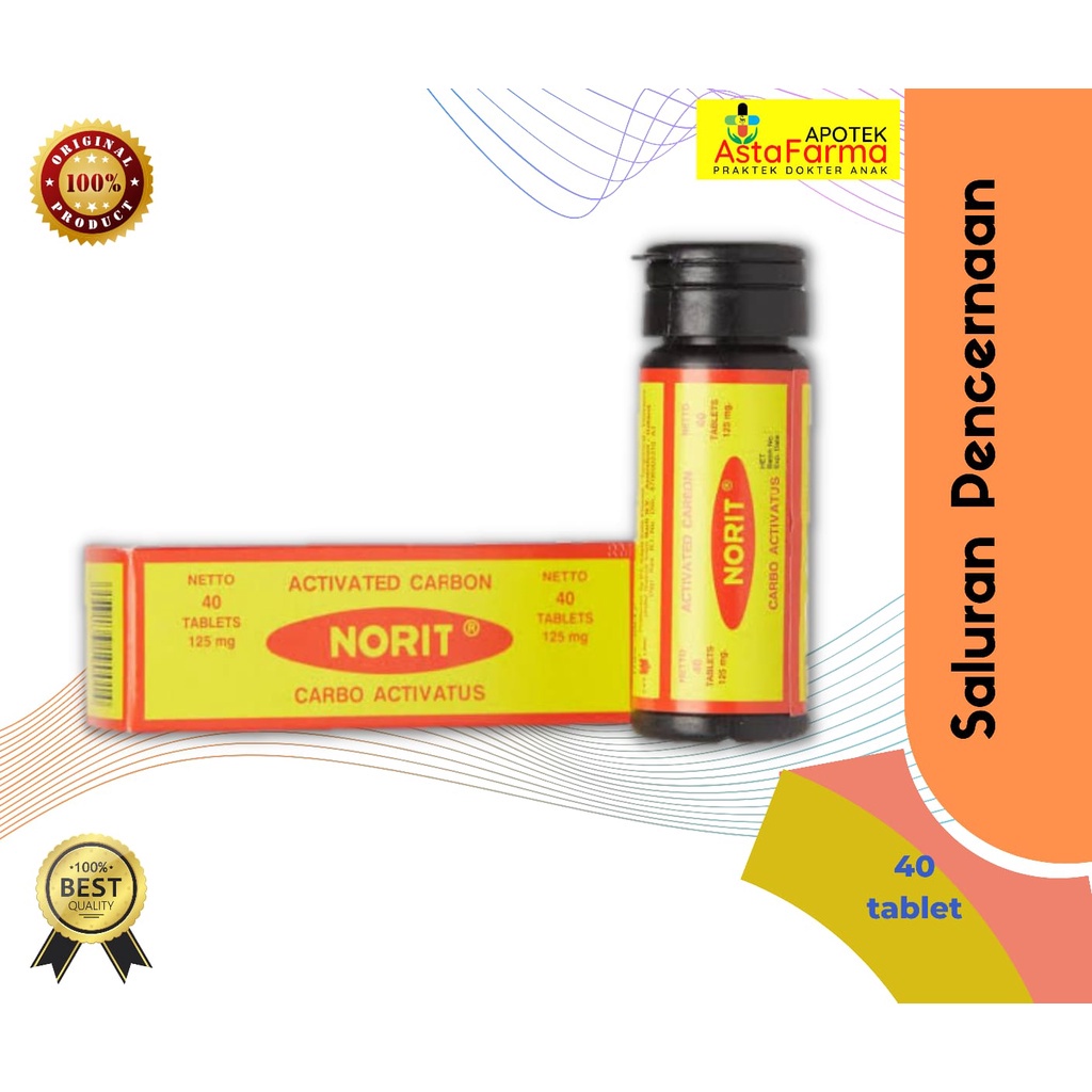 

Norit 40 Tablet Membantu Mengurangi Frekuensi Diare
