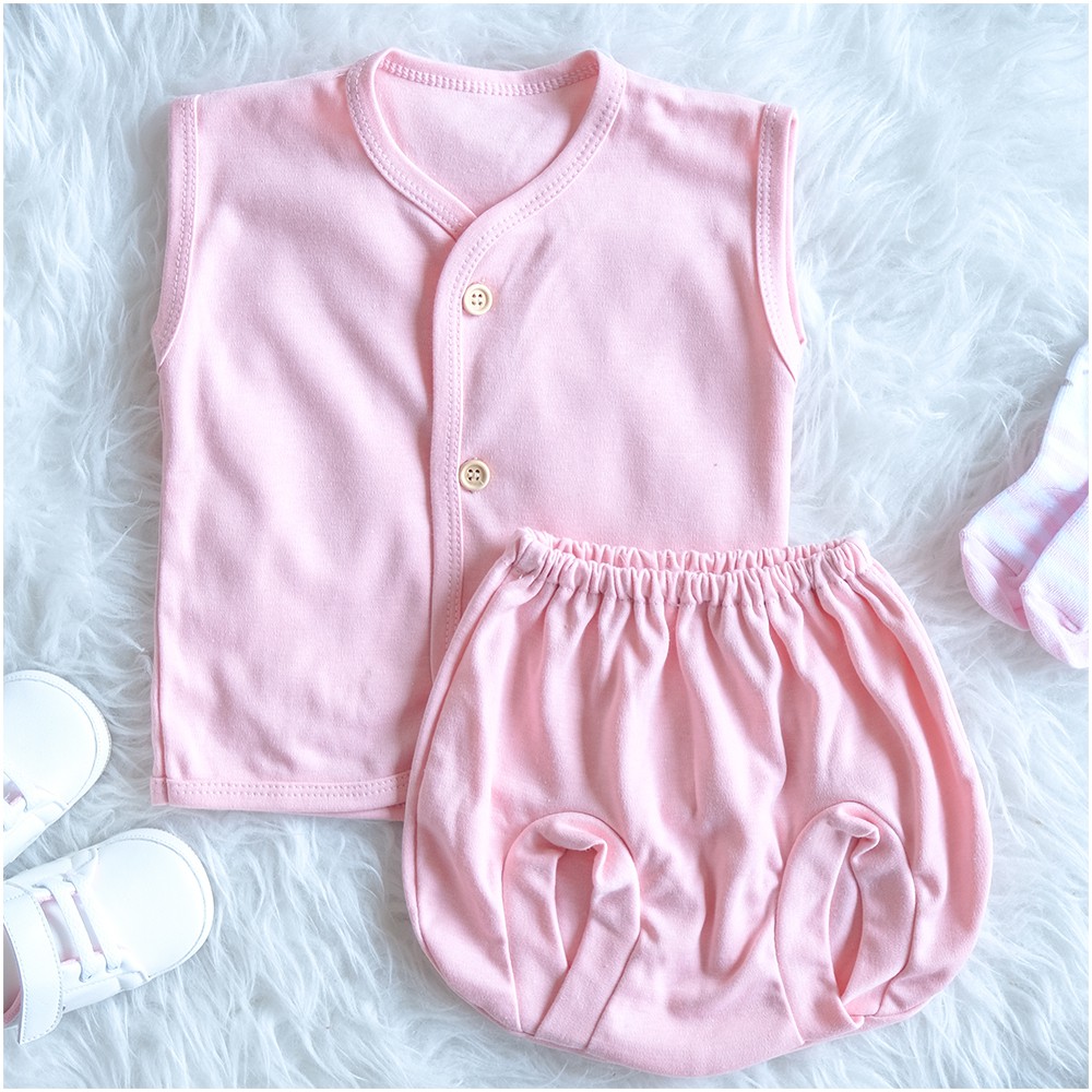 Nice Kids - Sleeveless Baby Pajamas Set Baju Celana Bayi Tanpa Lengan - (Piyama Anak Bayi/Setelan Anak Bayi)