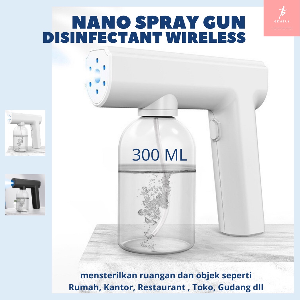 Disinfectant Nano Spray Gun Wireless Semprotan Disinfektan Portable Nano Spray