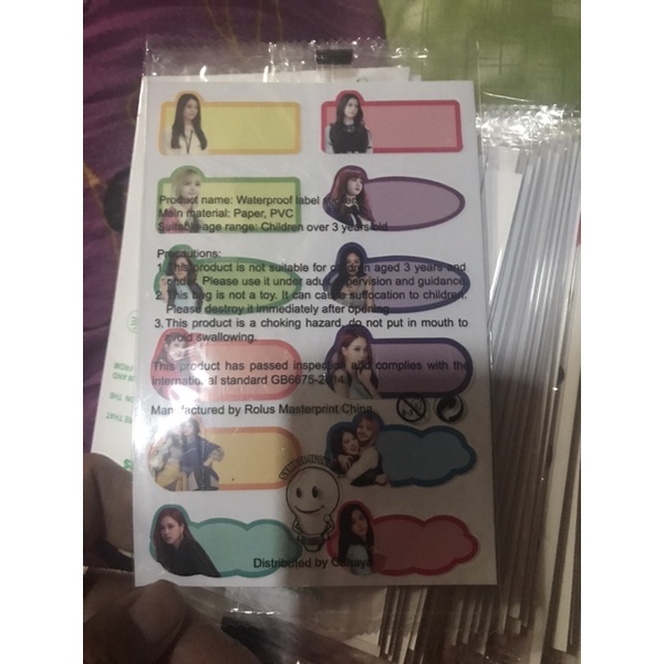 

Pembatas Nama Buku Sticker