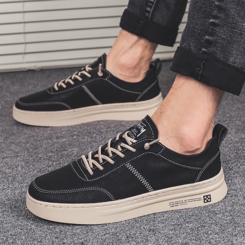 PLACTION - Sepatu Pria Sneakers Pria Sepatu Sekolah Pria SNF02