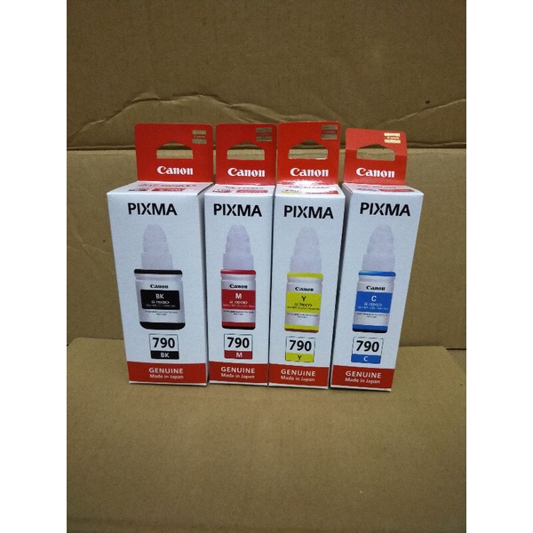 TINTA CANON PIXMA 790 1set(4warna)G1000/G1010/G2000/G2002/G2010/G2012/G3000/G3010/G3012/G4000/G4010