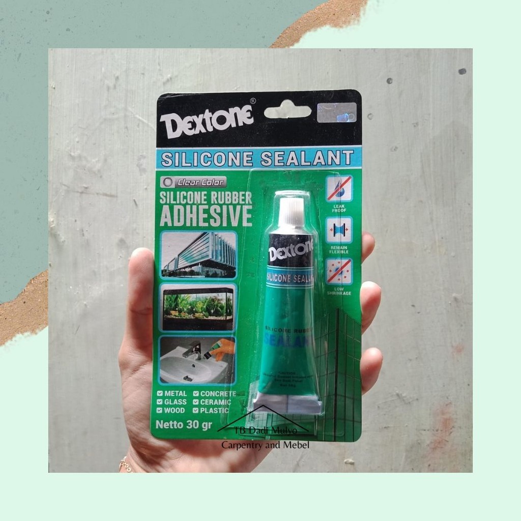 

LEM DEXTONE SILICONE SEALANT 30G LEM KACA SILICONE RUBBER SEALANT