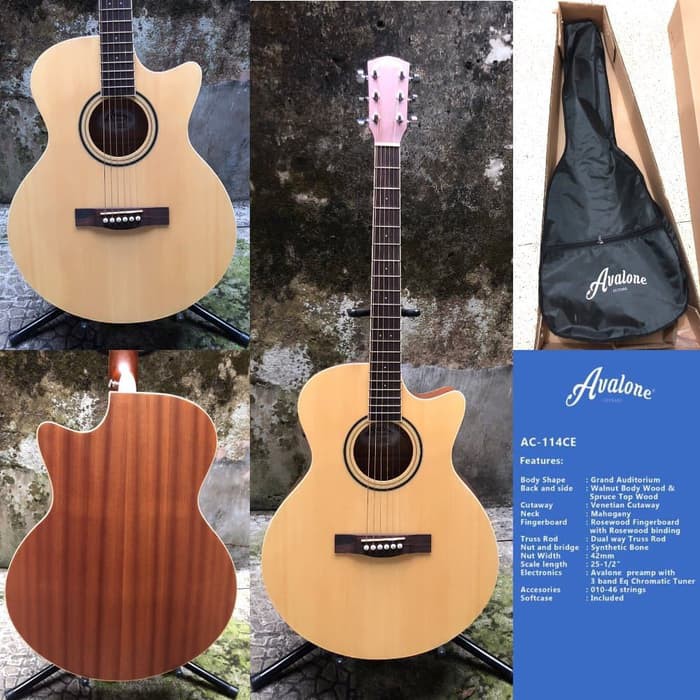 AVALONE GUITAR AC114CE