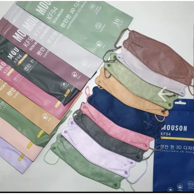 Masker Earloop Mouson 10pcs