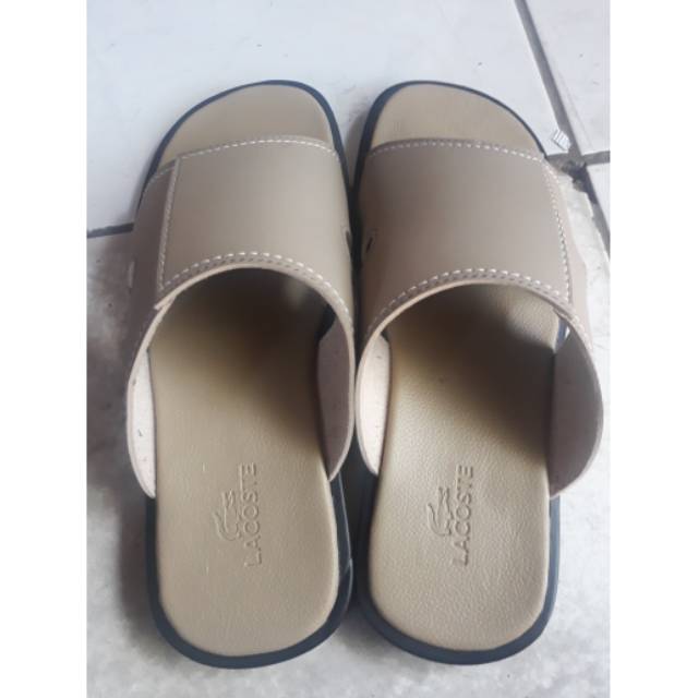 Lacoste sandal kulit