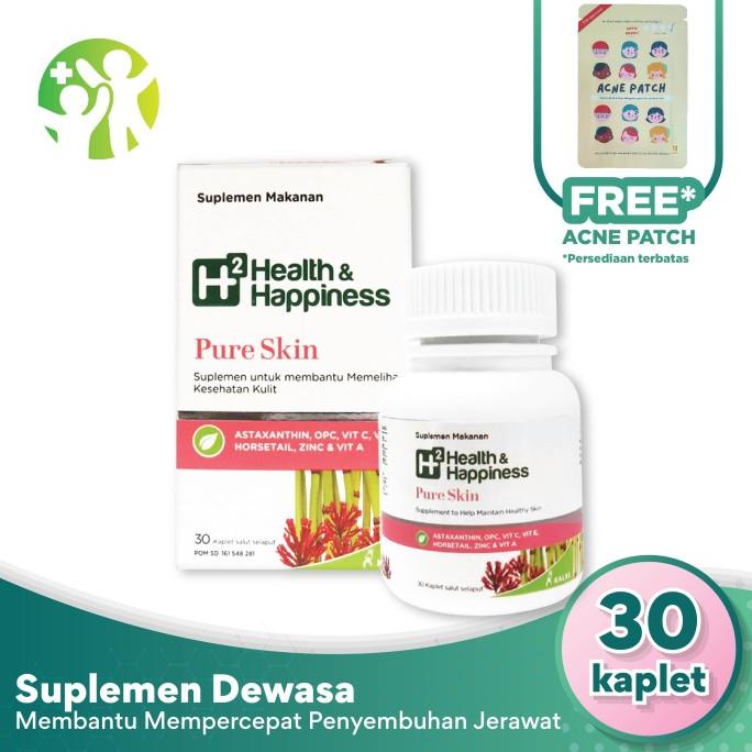 H2 Pure Skin - Suplemen Kesehatan Kulit Berjerawat atau Jerawat