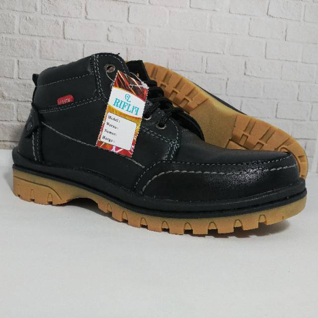 Sepatu Boots Pria Bahan Kulit Asli Istimewa