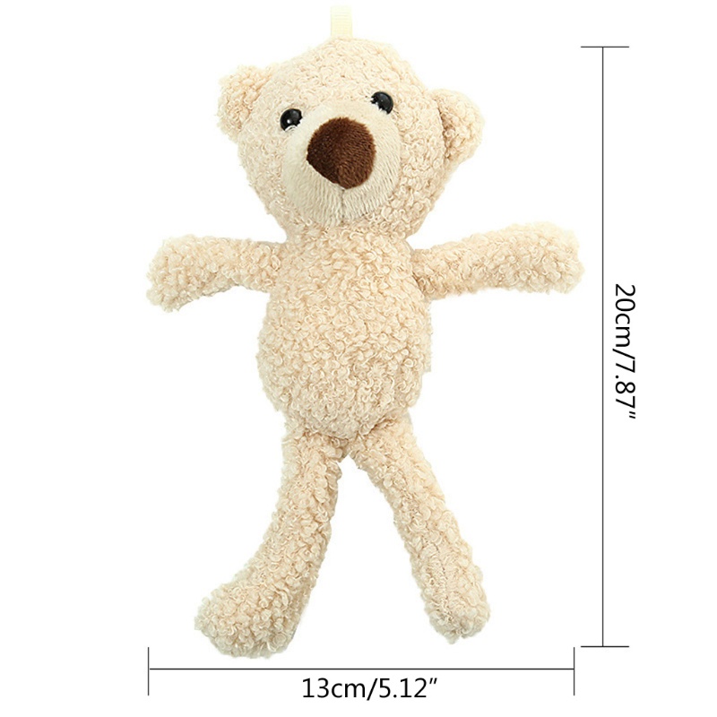 Mary 20cm/8in Plush Untuk Boneka Stuffed Animal Bear Mainan Boneka Lembut Nyaman Untuk Boneka Edukasi Dini Mainan Rumah Decoratio