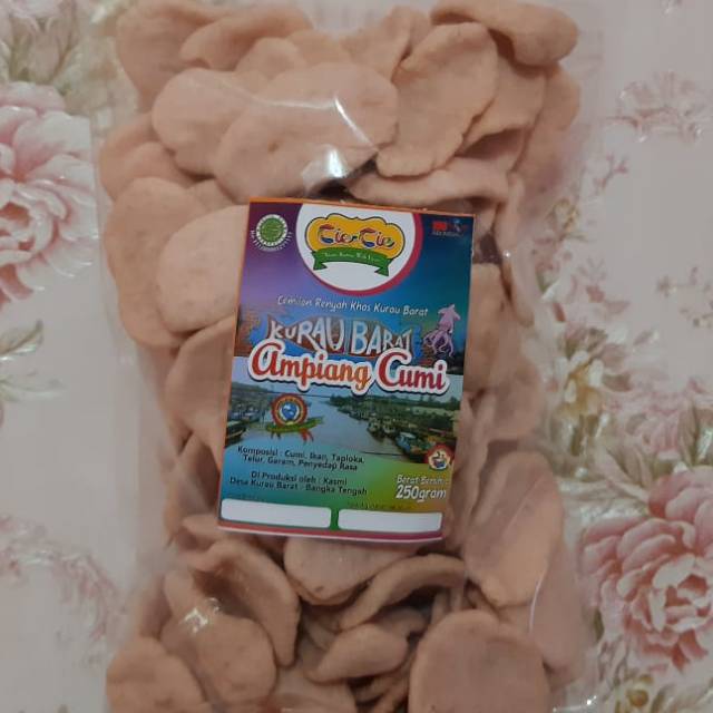 

CieCie Ampiang Cumi Khas Bangka Tengah (Halal) *harga promo