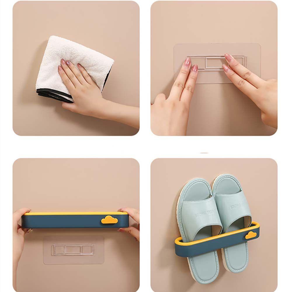 【 ELEGANT 】 Rak Sepatu Hemat Tempat Seamless Slipper Organizer Gadget Dapur Olahraga Shoes Home Slipper Rack