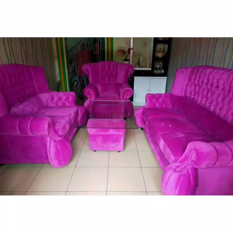 Sofa Jaguar jumbo Mewah free kaca Garansi 1tahun