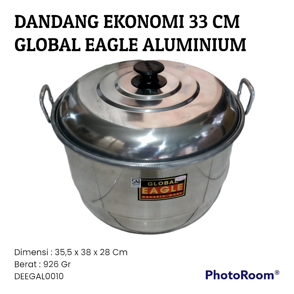 DANDANG EKONOMI 33 CM GLOBAL EAGLE ALUMINIUM DEEGAL0010