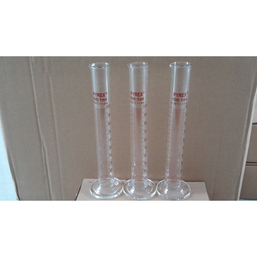 gelas ukur pyrex 100 ml