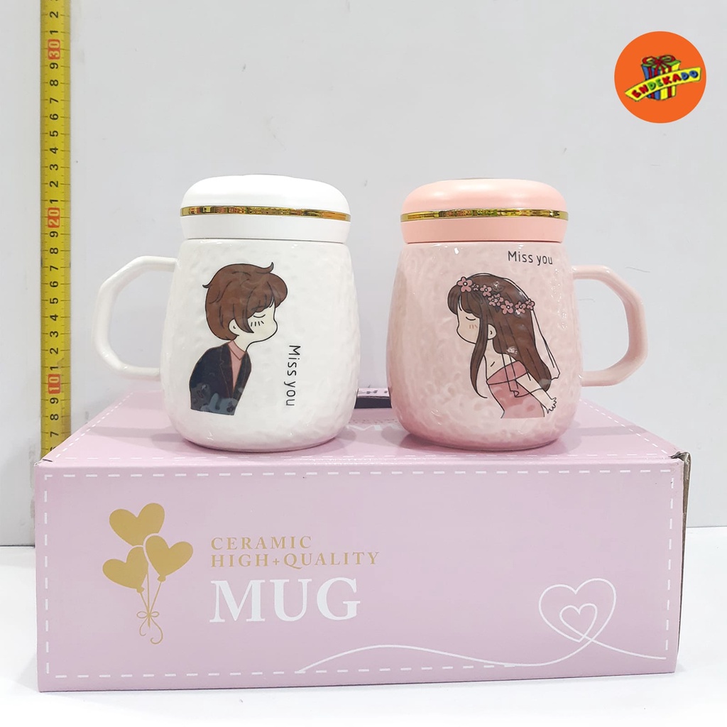 MUG KERAMIK COUPLE - Mug Pasangan