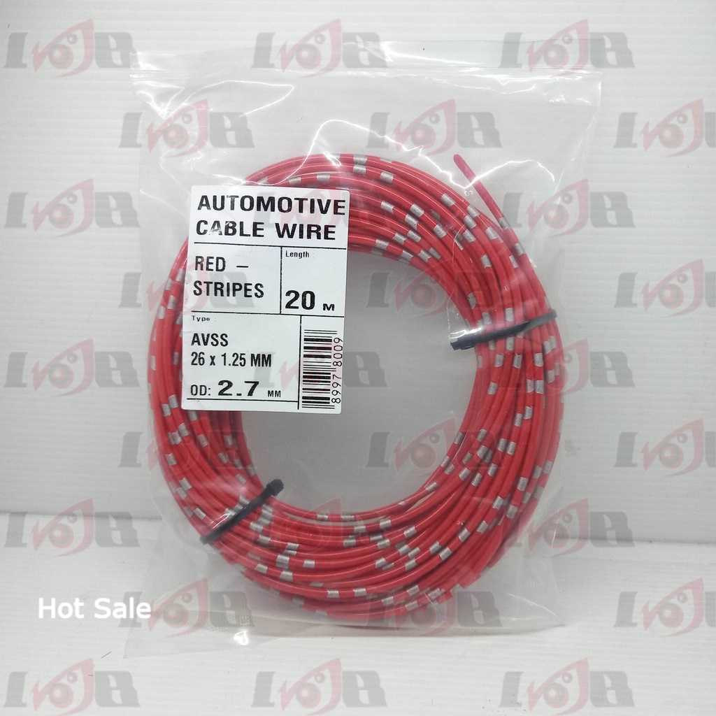 Kabel Roll Bintik Serabut 1.25mm Tembaga Cable Single Otomotif Meter Tebal Kuat Bagus