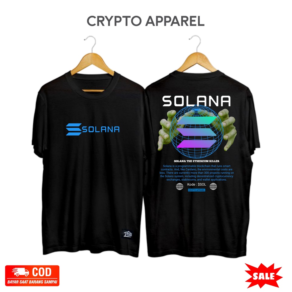 CRYPTO APPAREL - Kaos Solana Project