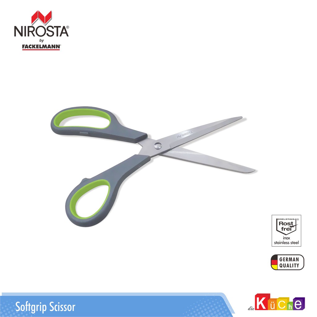 

Nirosta Gunting Stainless Soft Grip Universal Scissors