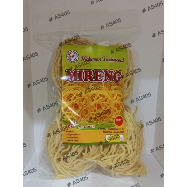 

Kerupuk Mie Kuning/Mireng Asli Banyumas Purwokerto