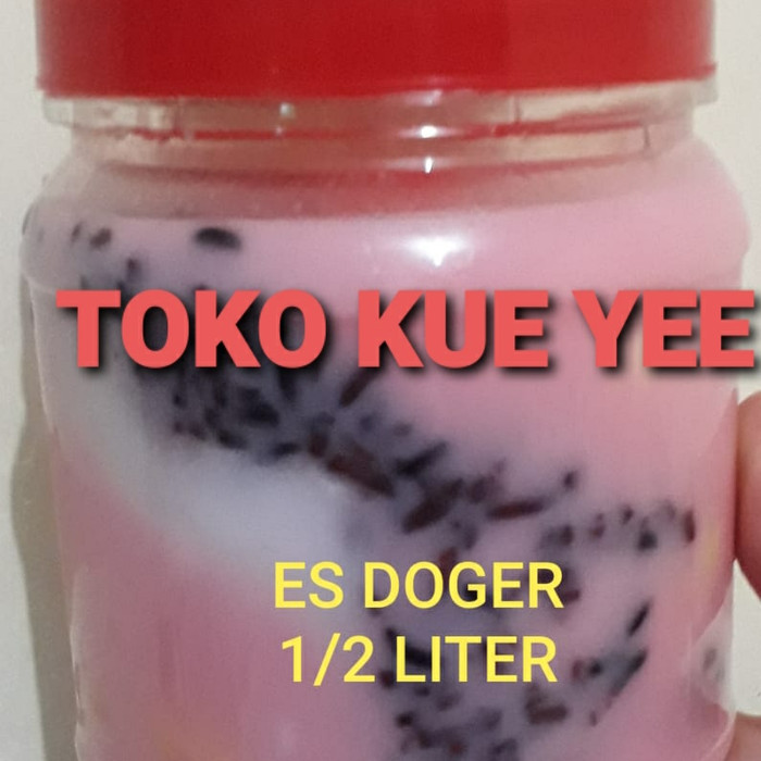ES DOGER ISI KETAN ITEM KELAPA TAPE JELY UKURAN 500 ML