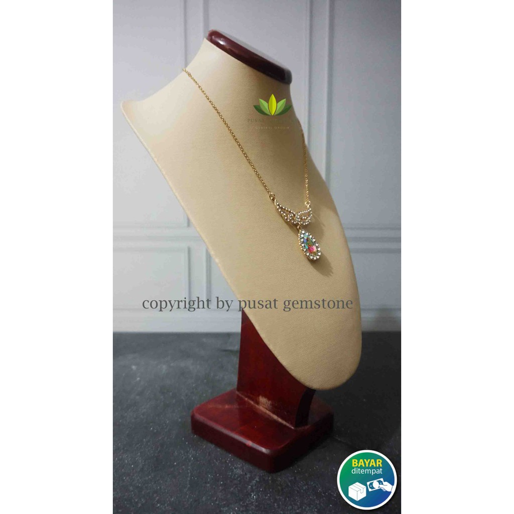 Display Pajangan Kalung Besar Tebal Bahan Premium