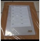 

Map L Daiichi 9001 A4 (1 PCS) / Map Transparant A4 Daiichi / Clear Sleeve Daichi 9001 A4