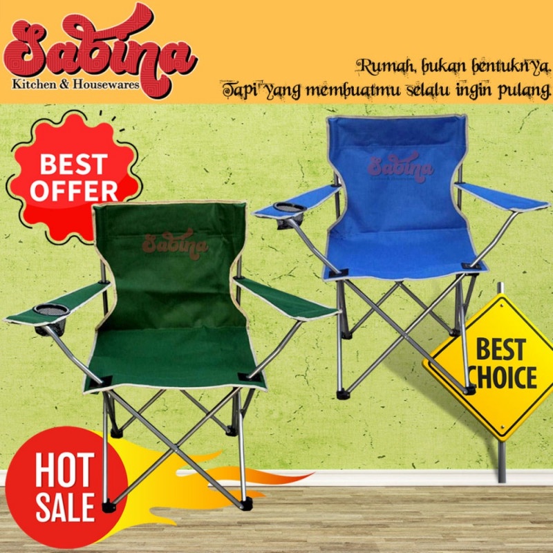 Kursi Lipat Portable Memancing Outdoor Piknik Folding Fishing Chair 7RHAAVAG