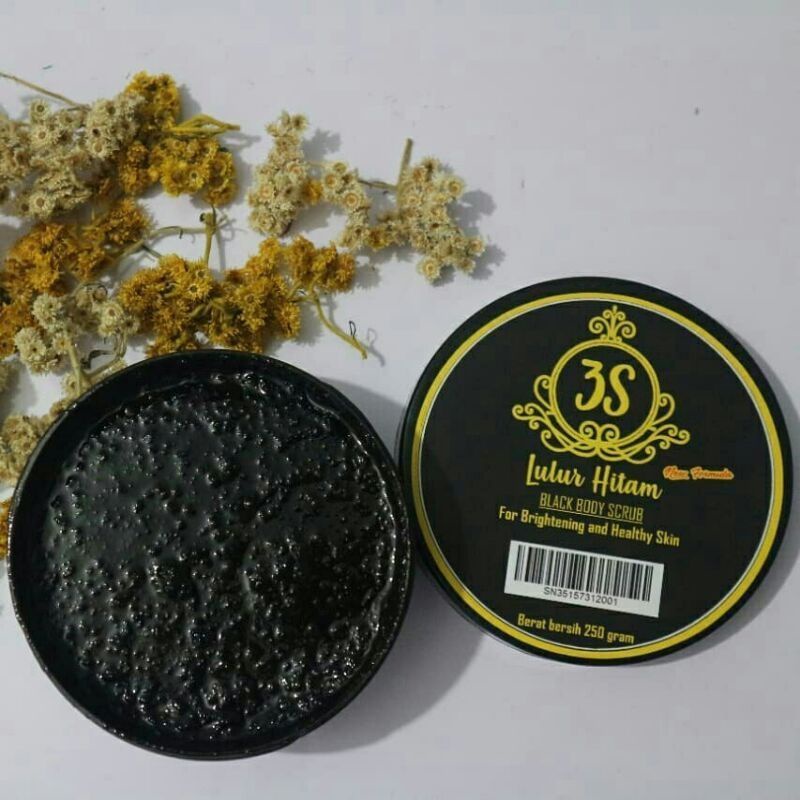 LULUR HITAM 3S BLACK BODY SCRUB