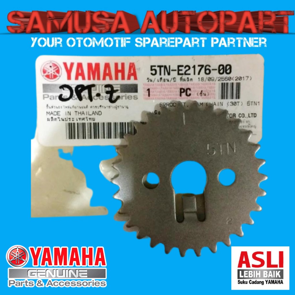 SPROCKET CHAIN CAM / GIGI SENTRIK JUPITER Z ORIGINAL / 5TN-E2176-00