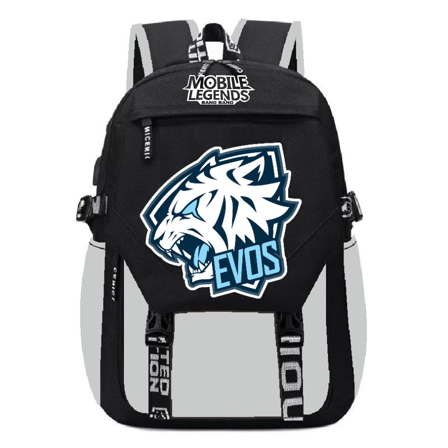 BDKR_TAS - Tas Ransel Anak Laki-laki Evos Mobile Legend Gaming E-Sport Tas Sekolah Anak TK SD SMP Terbaru 2022 Ukuran Besar Muat Buku Paket Tas Ransel Anak Laki Evos E Sport Terbaru Kekinian Ransel Anak Laki Sekolah TK SD Viral Kekinian Gaming Populer