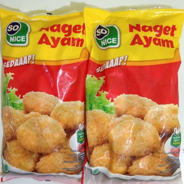 

sonice nugget, so nice naget 1kg, sosis 1kg