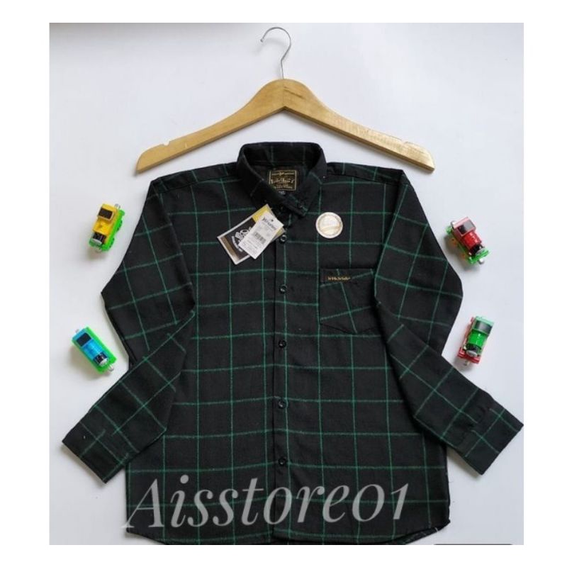 KEMEJA FLANEL IMPORT ANAK USIA 1-12 TAHUN