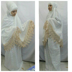 katun paris renda daun mocca