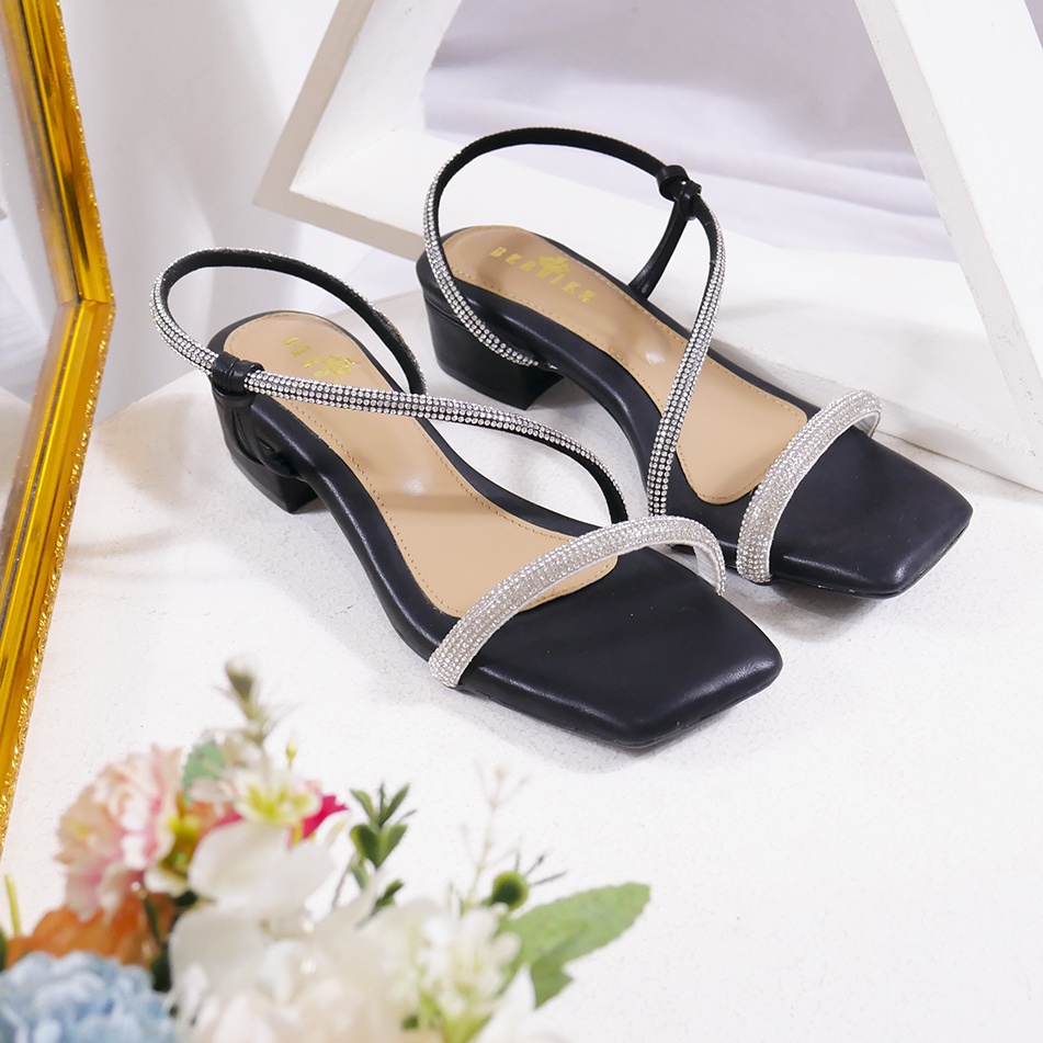 Bernike Shoes - Kymora Sandal Wanita Heels Pesta Pernikahan Hak 3 cm