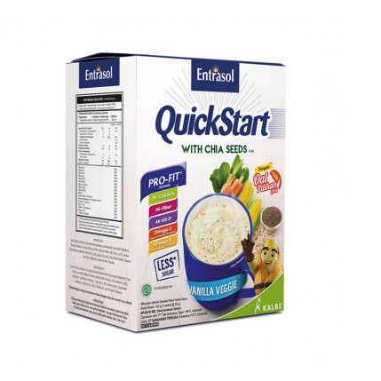 

Entrasol Quick Start Cereal Vanilla Veggie 5x30gr