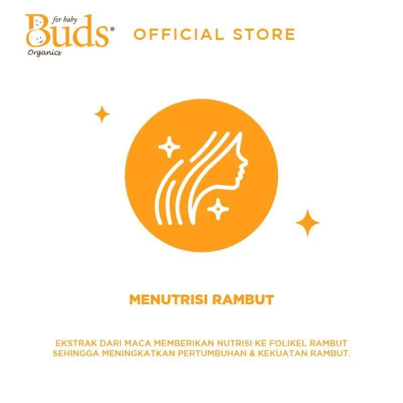 Buds Organics Hair Volume Booster - Penumbuh &amp; Penebal Rambut Bayi 100 mL