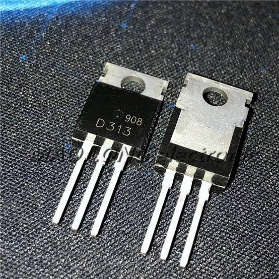 5pcs D313 2SD313 D313-Y 313 Transistor Power NPN Penguat Audio To-220 60V