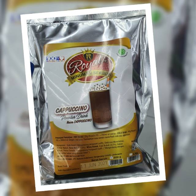 

ROYAL powder drink cappucino 500gr