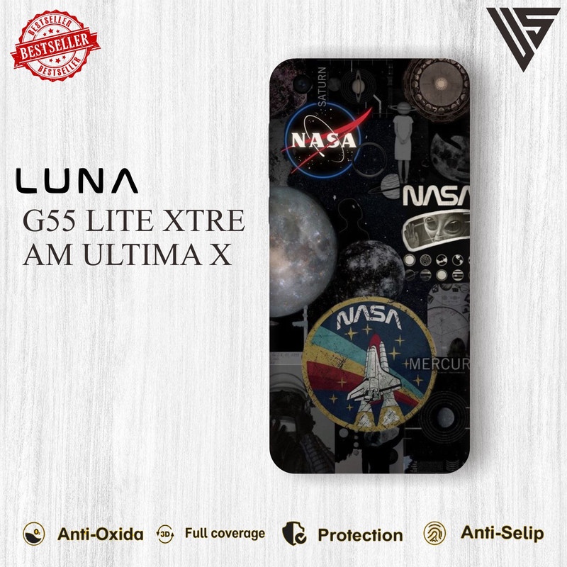 GARSKIN HANDPHONE LUNA G55 LITE XTREAM ULTIMA X (ISI 2PCS)