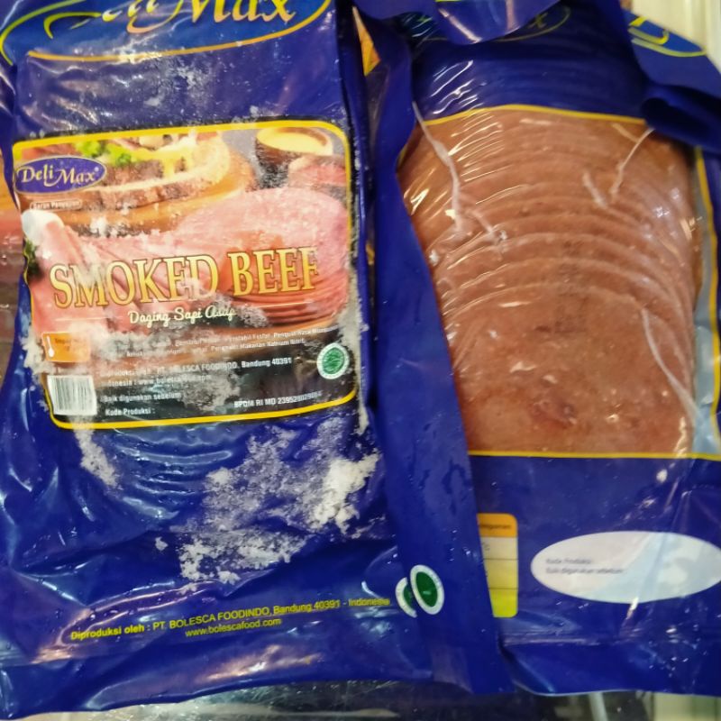 

Daging sapi asap Delimax smoked beff 500gr