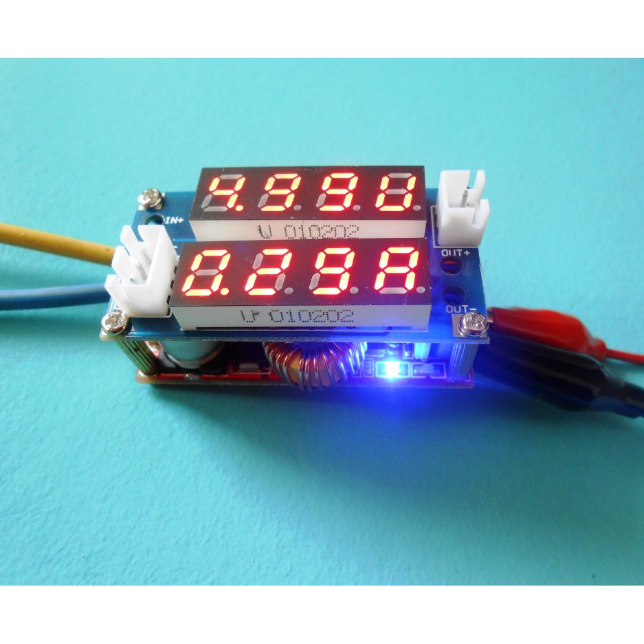 DC Buck Converter 5A Step Down Adj CC CV + Digital Voltmeter Ammeter