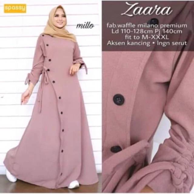 Maxy zaara / zaara dress / maxy zaara dress Balotelli / gamis zaara/ gamis terlaris