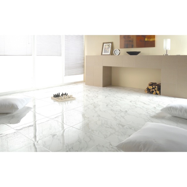 Keramik Lantai 50x50 Kilap ROMAN Carrara