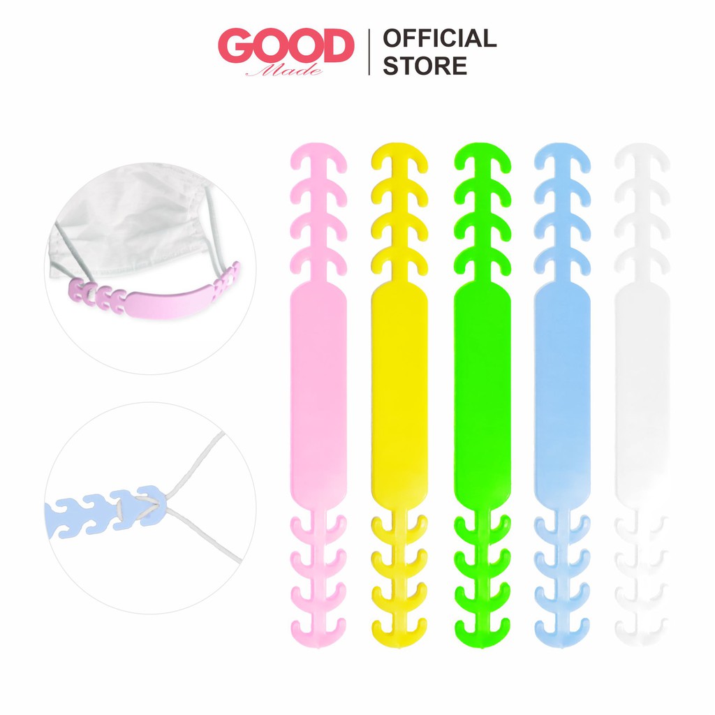 GOOD MADE - Pengait Masker Silicon Hook Mask Konektor Masker Pengait Masker Hijab Penyambung Masker | COD