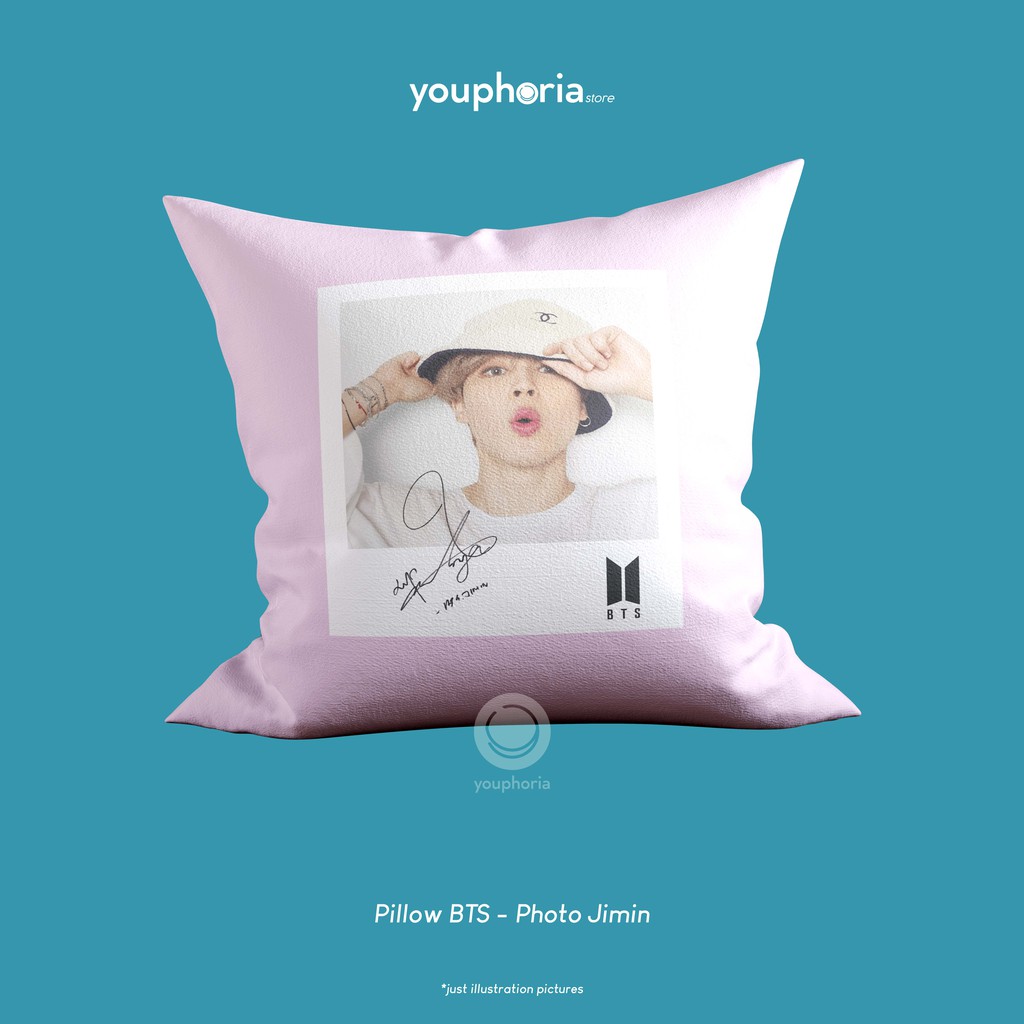 Bantal Custom - Pilllow BTS - Merchandise BTS -  Jimin Jungkook Taehyung