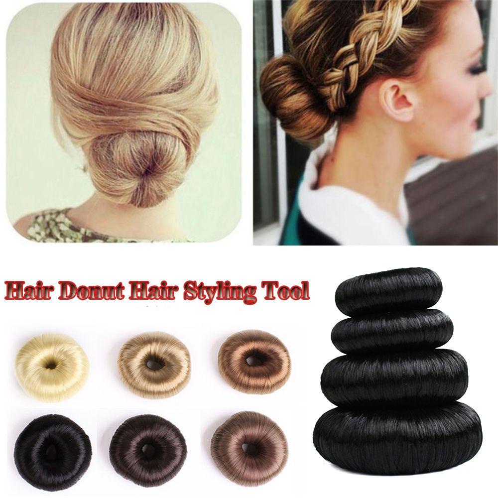 Nickolas1 Cincin Rambut Wanita Elegan Coklat Rambut Wig Hair Clip Hitam Bun Maker