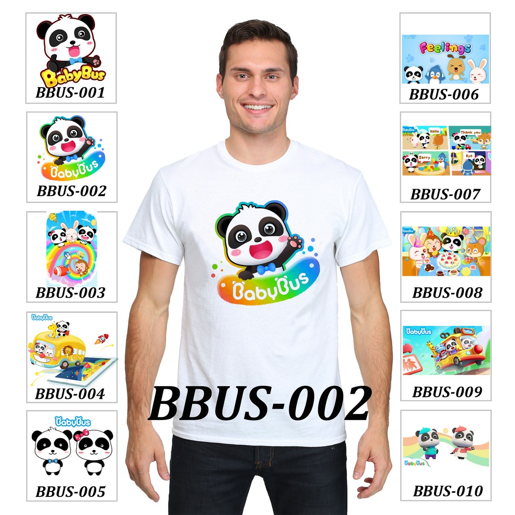 [FREE NAMA !!] Kaos Baby Bus Dewasa