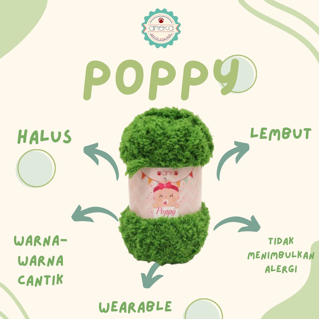 KATALOG - Benang Rajut Handuk Poppy / Towel Yarn